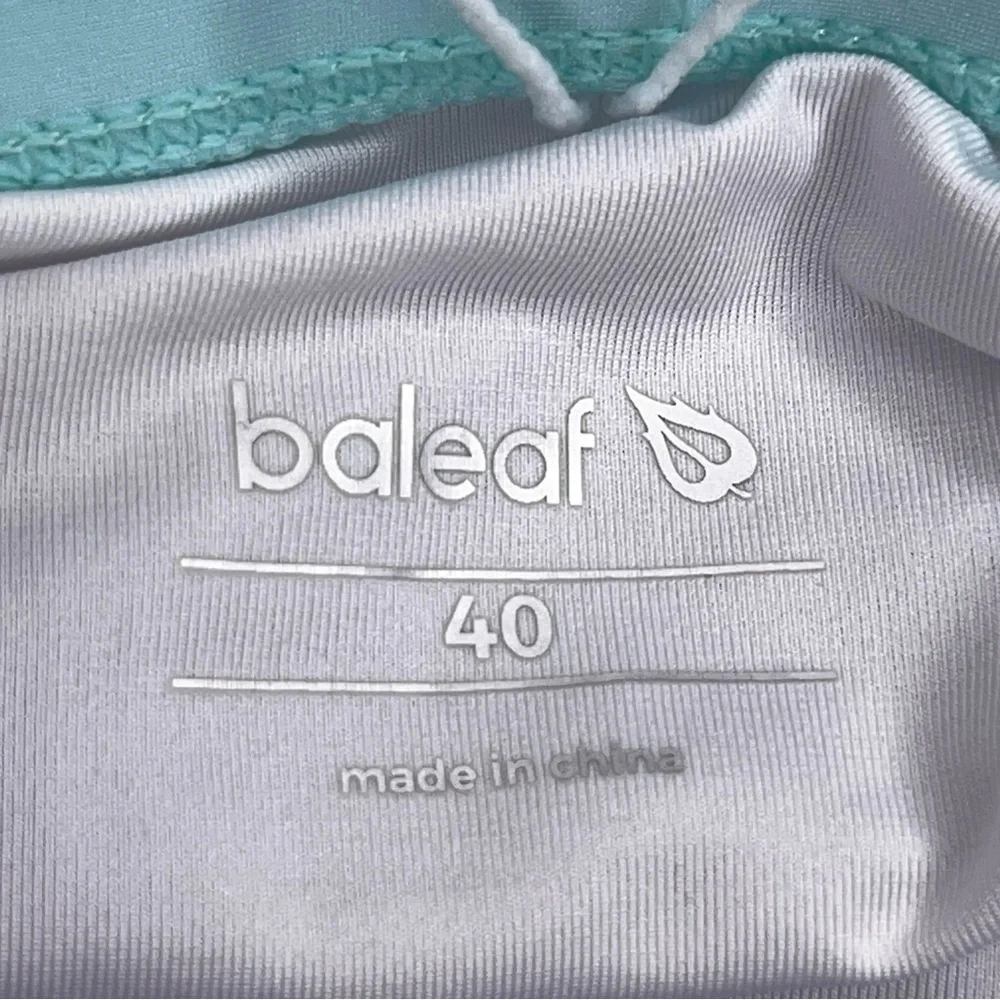 New Size XL Baleaf Bikini Set 2 Piece Blue Two Tone Colorblock UPF 50 Swimwear